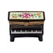 Floral Piano Gift for Music Lovers Porcelain Limoges music French Trinket Box