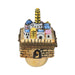 Jerusalem Dreidel for Jewish Collectors Porcelain Limoges jewish French Trinket Box
