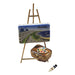 Cannes Painting Easel for Art Lovers Porcelain Limoges Fine Art French Trinket Box