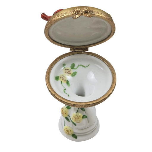 Sundial Limoges Box for Collectors Porcelain Limoges Garden French Trinket Box