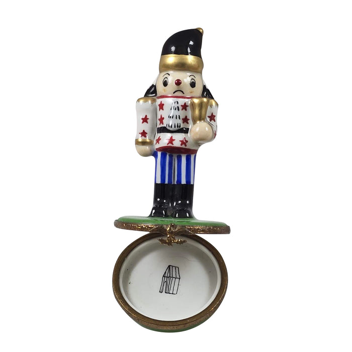 Nutcracker Limoges Box for Holiday Collectors Porcelain Limoges Nutcracker French Trinket Box