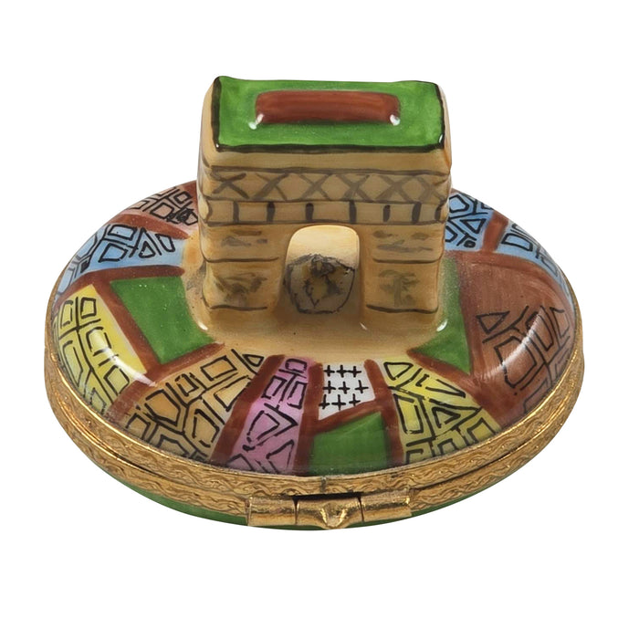 Arc de Triomphe Limoges Box for Paris Lovers Porcelain Limoges Paris France French Trinket Box