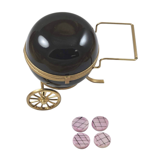 BAR-B-QUE GRILL Authentic Limoges Box