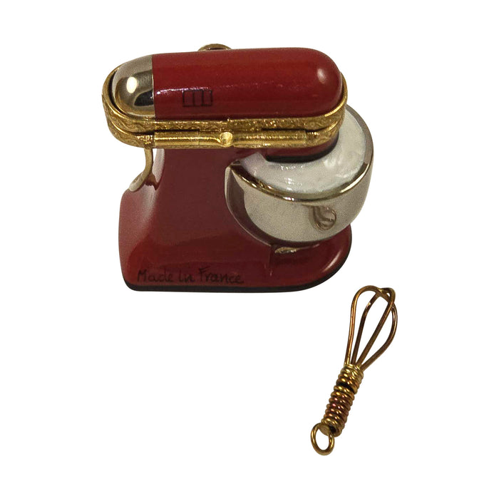 RED MIX MASTER WITH REMOVABLE WHISK Authentic Limoges Box