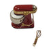 RED MIX MASTER WITH REMOVABLE WHISK Authentic Limoges Box