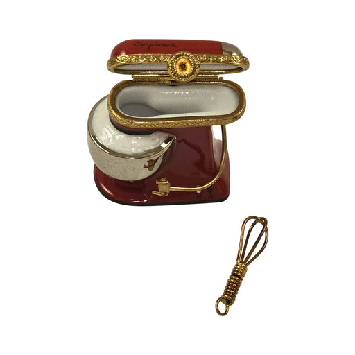 RED MIX MASTER WITH REMOVABLE WHISK Authentic Limoges Box