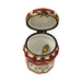 STRAWBERRY JAM WITH REMOVABLE SPOON Authentic Limoges Box