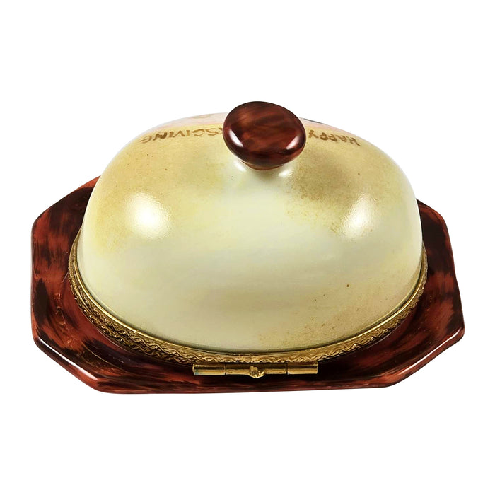 Turkey Under Porcelain Dome with Family Limoges Box