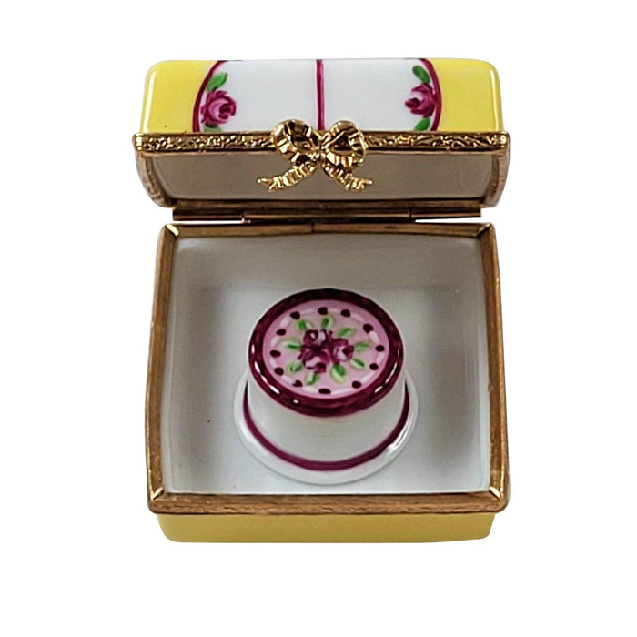 Cake Box with Cake Limoges Box - Limoges Box Boutique