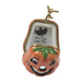 Jack-O-Lantern Pumpkin w Bat Trinket for Halloween Enthusiasts Authentic Limoges Box