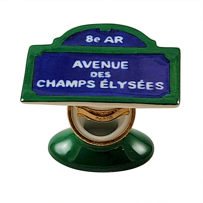 Champs Elysee Street Sign Paris