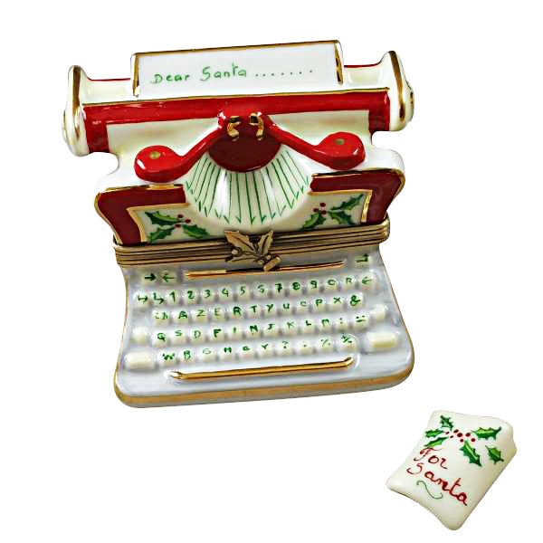 CHRISTMAS TYPEWRITER WITH LETTER