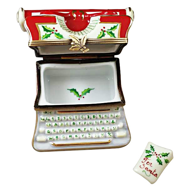 CHRISTMAS TYPEWRITER WITH LETTER
