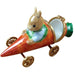 Rabbit in Carrot Car for Collectors Porcelain Limoges Rabbit French Trinket Box