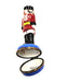 Red Nutcracker Limoges Box for Collectors Porcelain Limoges nutcracker French Trinket Box