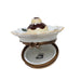 Religiuese Dessert Box for Home Decor Porcelain Limoges Dessert French Trinket Box