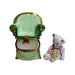 Removable Gray Teddy Bear in Green Chair Limoges Box Porcelain Figurine-Teddy-CH3S185B