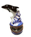 Dolphin Treasure Box for Collectors Porcelain Limoges fish ocean beach LIMOGES BOXES French Trinket Box