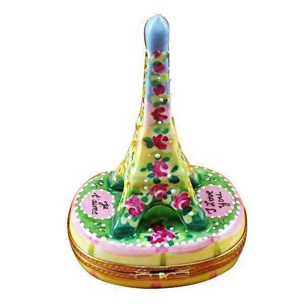 Romantic Eiffel Tower Keepsake Porcelain Limoges paris france valentine love French Trinket Box