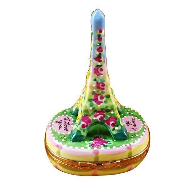 Romantic Eiffel Tower Keepsake Porcelain Limoges paris france valentine love French Trinket Box