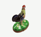 Rooster Figurine for Collectors Porcelain Limoges birds farm French Trinket Box