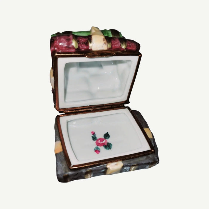 Rose Limoges Box for Collectors Porcelain Limoges Love Flowers French Trinket Box