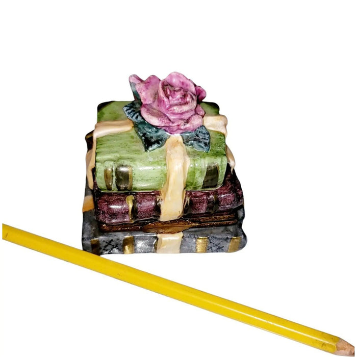 Rose Limoges Box for Collectors Porcelain Limoges Love Flowers French Trinket Box