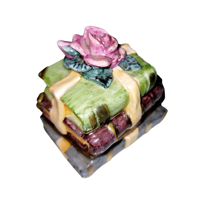 Rose Limoges Box for Collectors Porcelain Limoges Love Flowers French Trinket Box