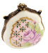 Rose Purse Limoges Box for Collectors Porcelain Limoges purse trinket box French Trinket Box