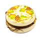 Round Grape Elegance Box for Collectors Porcelain Limoges round French Trinket Box