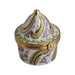 Round Tent Limoges Box for Sophisticated Collectors Porcelain Limoges shaped French Trinket Box