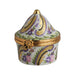Round Tent Limoges Box for Sophisticated Collectors Porcelain Limoges shaped French Trinket Box