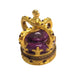 Royal Crown Limoges Box Porcelain Figurine-hats travel Limoges Boxes Travel-CH9J164