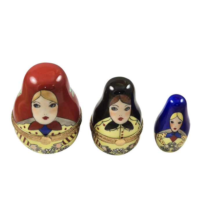 Russian Dolls Limoges Box for Collectors Porcelain Limoges travel Rochard Limoges Box French Trinket Box