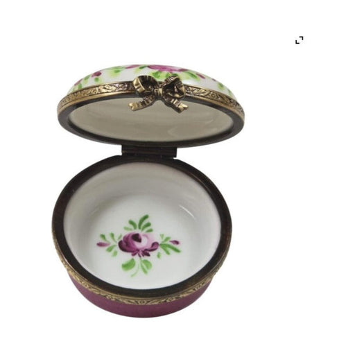 Treasured French collectible: Sister on Round for Sisters Limoges box, painted by hand