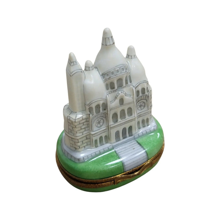Sacre Coeur Box for Elegant Collectors Porcelain Limoges monuments Paris France christian French Trinket Box