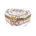 Sandra Recamier Pink Box for Elegant Decor Porcelain Limoges shaped French Trinket Box