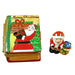 Santa Book Limoges Box for Holiday Decor Porcelain Limoges Santa book French Trinket Box
