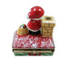 Santa Limoges Box for Christmas Decor Porcelain Limoges Santa French Trinket Box