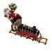 Santa Train Collectible for Christmas Porcelain Limoges Santa vehicle French Trinket Box