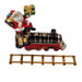 Santa Train Collectible for Christmas Porcelain Limoges Santa vehicle French Trinket Box