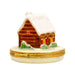 Santa's House for Holiday Decor Porcelain Limoges santa claus xmas theme French Trinket Box
