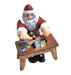 Santa's Workshop Limoges Box for Holiday Collectors Porcelain Limoges Santa French Trinket Box