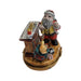Santas by Fireplace Limoges Box Porcelain Figurine-Santa-CH7N117