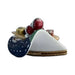 Fine art lovers will admire this Santa on a Surfboard Limoges box