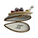 Hand-painted Santa on a Surfboard Limoges box, French artistry for lovers of fine art