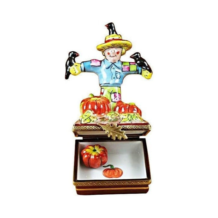 Scarecrow Limoges box, an heirloom-quality piece for collectors