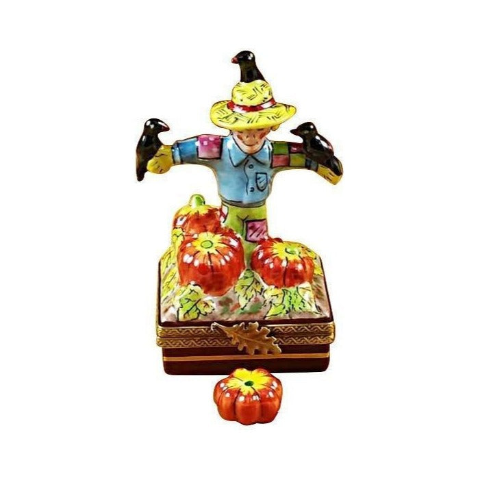 Genuine Rochard Scarecrow Limoges box painted by hand in France, from Limoges Boutique