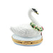 Seven Swans A-Swimming Limoges Box for Holiday Gifting Porcelain Limoges xmas theme French Trinket Box