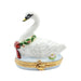 Seven Swans A-Swimming Limoges Box for Holiday Gifting Porcelain Limoges xmas theme French Trinket Box